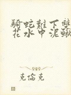 骑蛇难下双金银花水中泥鳅双男主