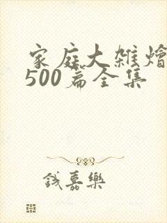 家庭大杂烩小说500篇全集