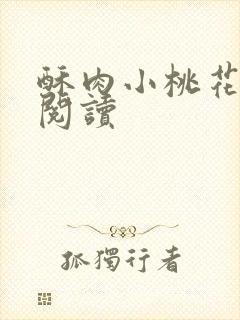 酥肉小桃花全文阅读