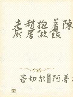 老赵抱着陈婷在厨房做饭