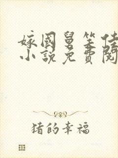 嫁国舅笑佳人的小说免费阅读