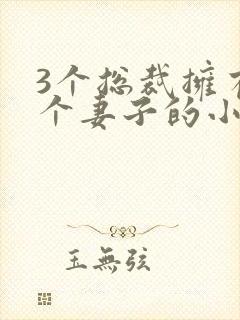 3个总裁拥有一个妻子的小说