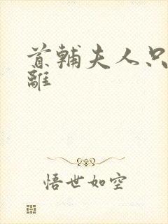 首辅夫人只想和离