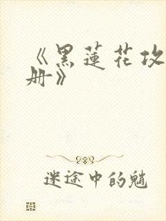 《黑莲花攻略手册》