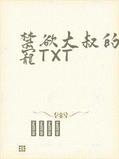 禁欲大叔的心尖宠TXT