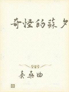 奇怪的苏夕