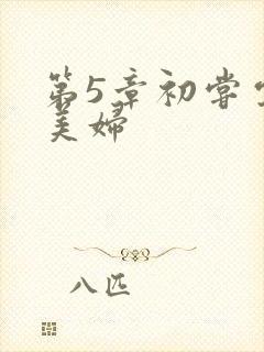 第5章初尝云雨美妇