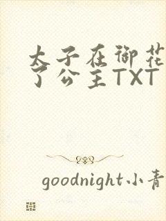 太子在御花园要了公主TXT