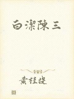 白洁陈三