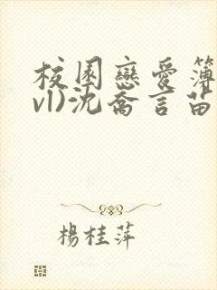 校园恋爱簿(lvl)沈乔言苗