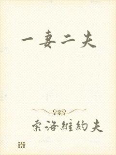 一妻二夫