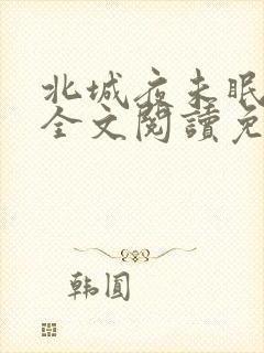 北城夜未眠小说全文阅读免费