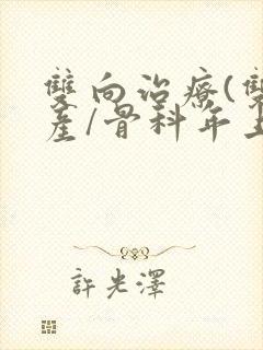 双向治疗(双/产/骨科年上)