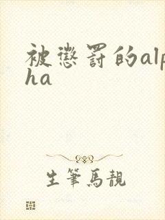 被惩罚的alpha