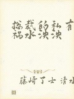 总裁的私有宝贝祸水泱泱