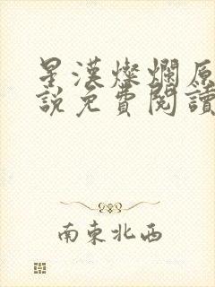 星汉灿烂原著小说免费阅读