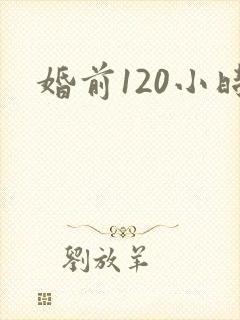 婚前120小时