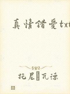 真情错爱txt