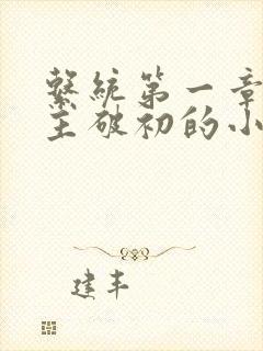 系统第一章给宿主破初的小说