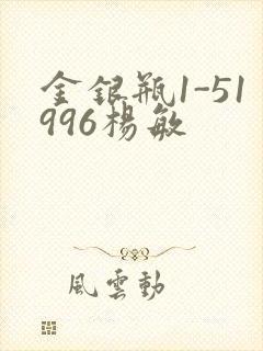 金银瓶1-51996杨敏
