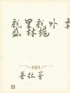 戏里戏外 季淮盛 林栀