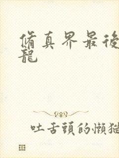 修真界最后一条龙