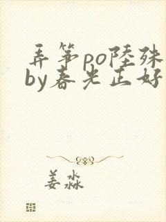 弄筝po陆殊词by春光正好