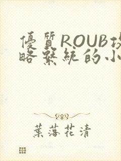 优质ROUB攻略系统的小说最新章节