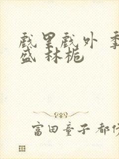 戏里戏外 季淮盛 林栀