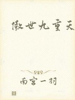 傲世九重天小说