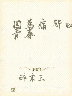 因为痛 所以叫青春