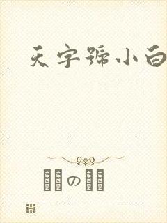 天字号小白脸