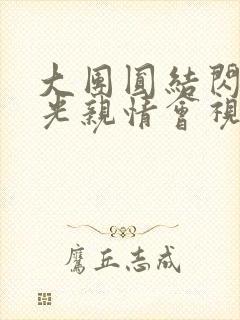 大团圆结闪闪发光亲情会视频