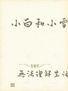 小白和小雪
