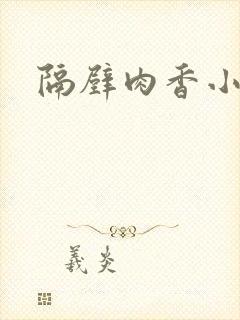 隔壁肉香小说