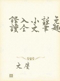 锋入小说免费阅读全文笔趣阁