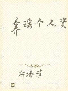 童瑶个人资料简介