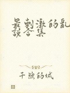 最刺激的乱惀小说合集