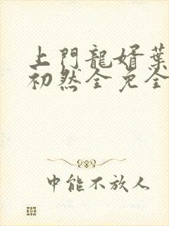 上门龙婿叶辰萧初然全免全集