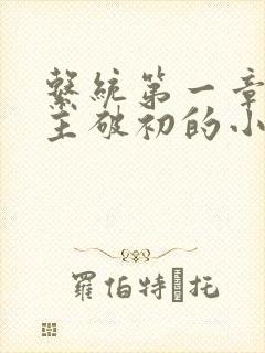 系统第一章给宿主破初的小说