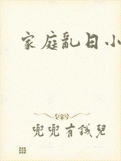 家庭乱日小说