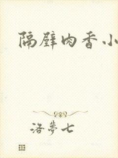 隔壁肉香小说