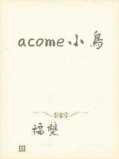 acome小鸟