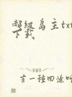 超级岛主txt下载