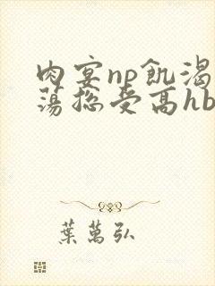 肉宴np饥渴放荡总受高hbl