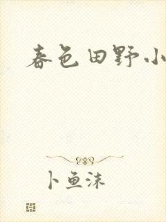 春色田野小说