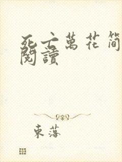 死亡万花简小说阅读