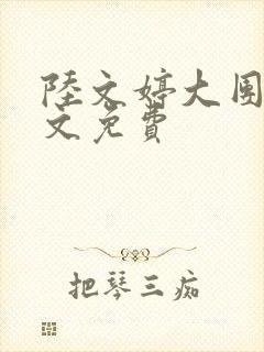 陆文婷大团圆全文免费