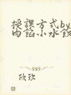 授课方式by 肉馅小水饺