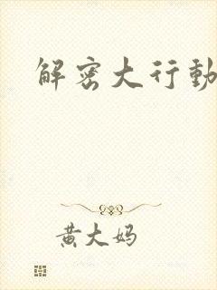 解密大行动